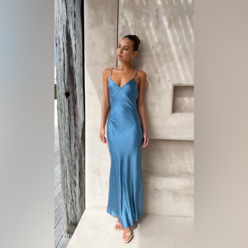 IDS Billy J blue steel dress size 8